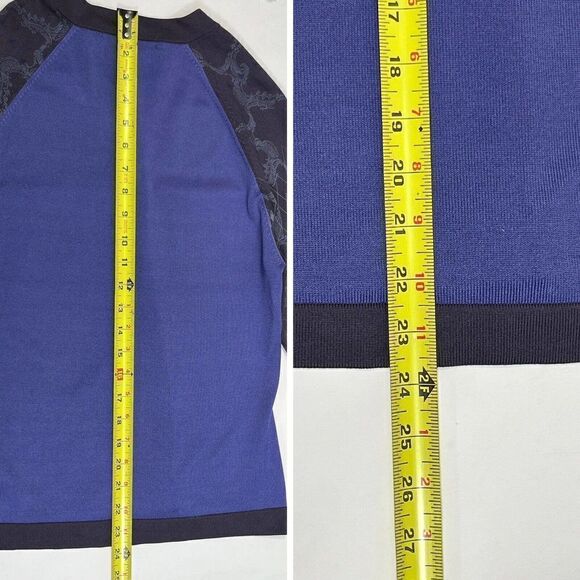 Nike Golf Womens Argyle Sweater DriFit Tour Performance Size Medium 8 10 - Picture 7 of 13